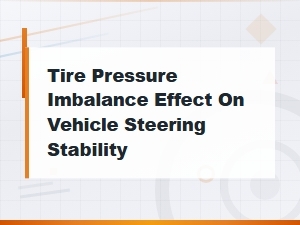 Tire Pressure Imbalance: How Uneven Psi Affects Steering Stability